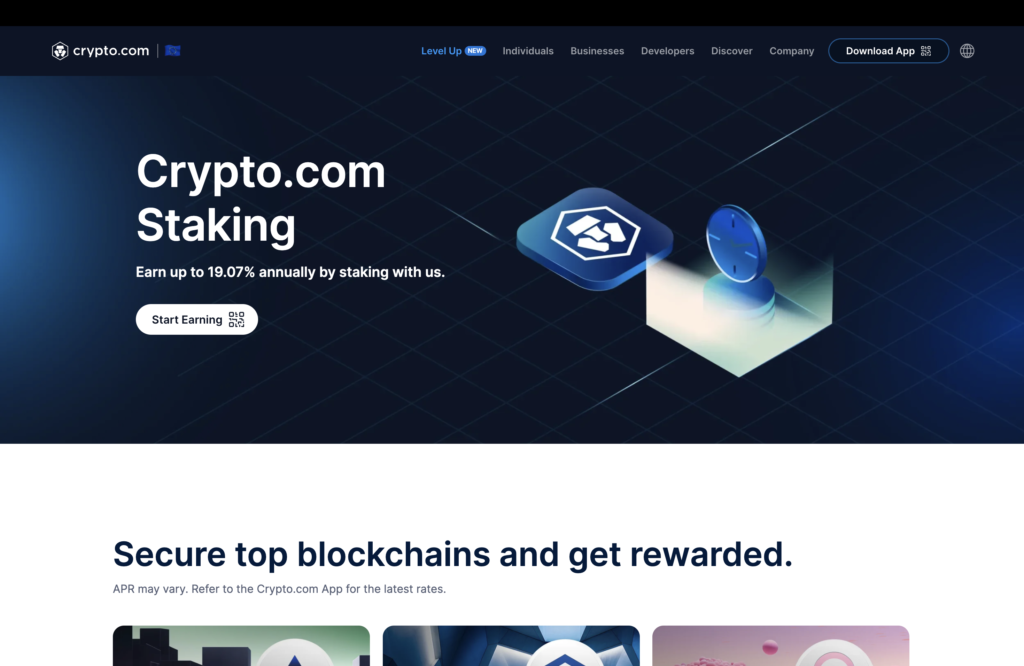 Crypto.com Crypto Savings Account