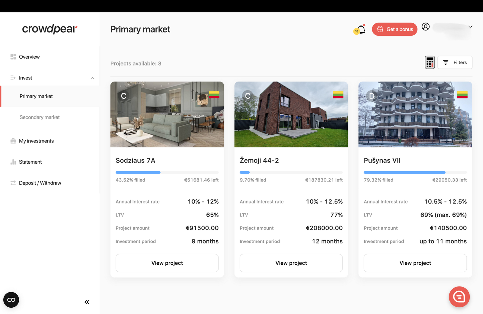Crowdpear Review 2 Loan Details Screen